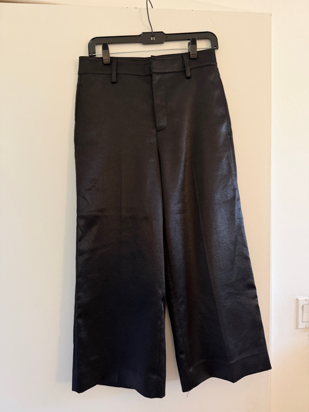 VINCE Women’s Black Wide-Leg Dress Pants